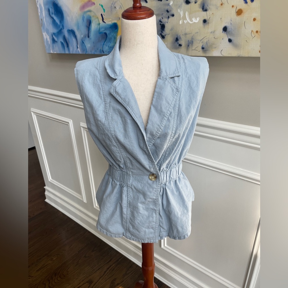 Habitual Blue Blazer Vest/Jacket